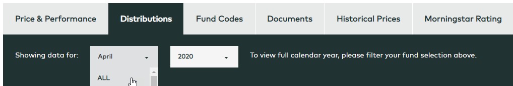 AGF Product Finder Distributions